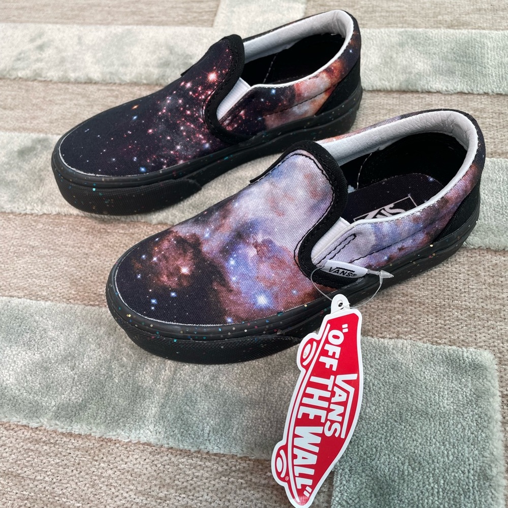 NEW kids size 11 NASA Vans. Limited edition! Sold out!